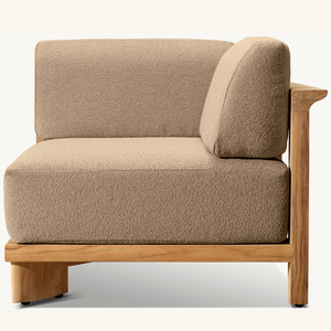 Sofá esquinero para un asiento cómodo en una sala de estar de estilo moderno, hecho de madera resistente y un sofá suave y afelpado. - Product Image 1