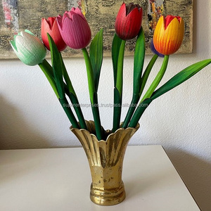 Vases et pots à fleurs rustiques en métal antique moderne royal pour la décoration de fête de mariage - Product Image 3