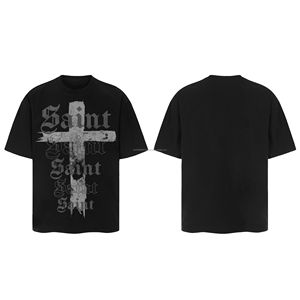 T-shirts pour hommes imprimés en coton de haute qualité les plus vendus OEM chemise formelle surdimensionnée au toucher soie de glace personnalisée conception personnalisable - Product Image 2