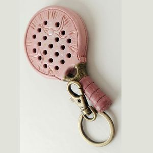 Llavero de Raqueta de Pádel de Goma Duradera de Primera Calidad para Todas las Estaciones, Regalo de Recuerdo con Logotipo Personalizado y Empaque para Clubes Deportivos - Product Image 1