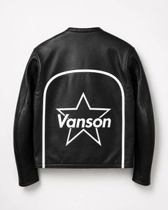 แจ็คเก็ตมอเตอร์ไซค์หนังแท้ Vanson Black Skeleton Streetwear หนังวัวแท้ 100% กันลม เป็นมิตรกับสิ่งแวดล้อม - Product Image 2