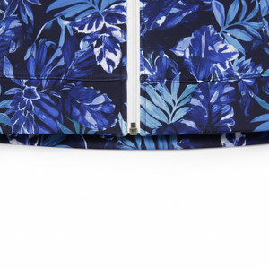 Haut de sport pour femme à imprimé floral, col zippé 1/4, manches 3/4, anti-humidité, pour le golf et le tennis - Product Image 5