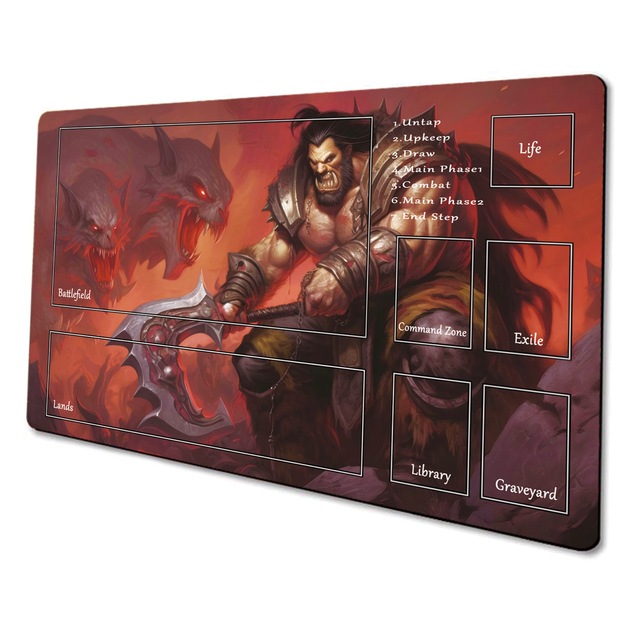 Custom TCG Playmat Non Slip Card Battle Mat for Trading Card Games Table Mats Anime Game Mouse Pad