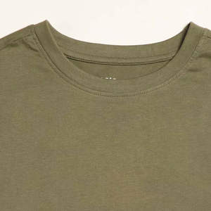 Camiseta Corta Vintage para Hombre, Lavado Ácido, Corte Holgado, 250 g/m², Algodón, Tejido Grueso, Venta al Por Mayor - Product Image 6