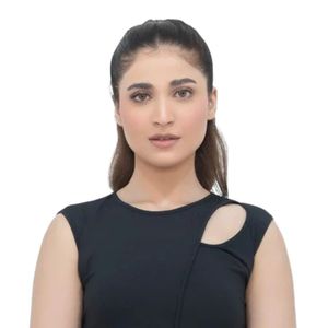 <b>Black</b> Women's Asymmetrical Cutout Shoulder Sleeveless <b>Tank</b> <b>Top</b> Fitted Casual Activewear Workout Fitness Yoga Training Apparel - Product Image 2