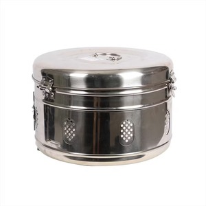 Premium Quality Medical Dressing Drum with Secure Lid for Surgical Dressing <b>Storage</b> and Sterilization Available For Sale - Product Image 3
