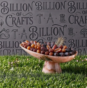 Plato Elevado para Postres Hecho a Mano con Resina, Tazón para Servir Frutas Dulces y Chocolates, Vajilla Decorativa para Mesa de Comedor - Product Image 6