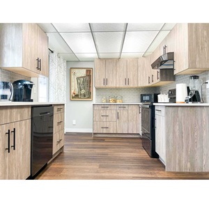 Gabinetes de Cocina Modulares de Alto Brillo con Acabado CANA, Muebles de Cocina Modernos de Acrílico con Isla Grande y Barra - Product Image 6