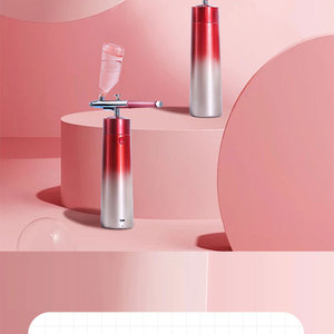 Portable Cordless Airbrush Paint Machine Rechargeable <b>Compressor</b> Spray Gun for Nail Art Makeup Cake - Product Image 2