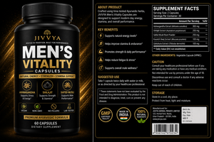 Wholesale Men’s Vitality Capsules | Herbal Supplement | Private Label Non-GMO Lab Tested Dietar - Product Image 3