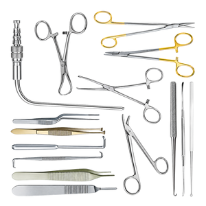 Juego de 27 Instrumentos Básicos para Cirugía de Oído, Acero Inoxidable, Reutilizables, Kit de Herramientas Quirúrgicas ORL para Exámenes y Procedimientos de Otología - Product Image 1
