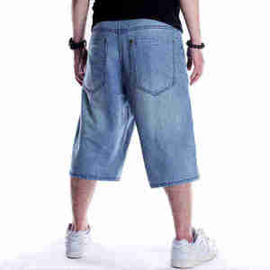 Pantalones cortos de mezclilla resistentes para hombre y mujer, de corte recto, tiro medio, de secado rápido, de algodón duradero, estilo nuevo, para verano. - Product Image 2