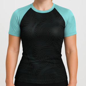 Breathable Rash Guard <b>Compression</b> <b>Shirts</b> Workout Fitness Yoga Swim Ladies Athletic Gym UPF50+ Quick Dry - Product Image 1