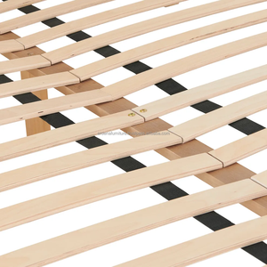 เตียงไม้เนื้อแข็งทรงกลม เฟอร์นิเจอร์ห้องนอนที่ทนทาน ดีไซน์ทันสมัยแบบมินิมอล ARDENA AWBF-005 ส่งตรงจากโรงงานในอินโดนีเซีย - Product Image 4