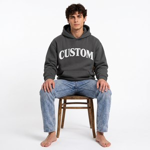 Sudadera con Capucha Lisa para Hombre, Ropa Casual Básica, Proveedor de Ropa al por Mayor para Minoristas - Product Image 3