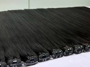 ¡Venta al por mayor! Cabello negro natural 100% cabello humano vietnamita crudo Sin enredos Sin desprendimiento Se puede peinar y muchos colores - Product Image 2