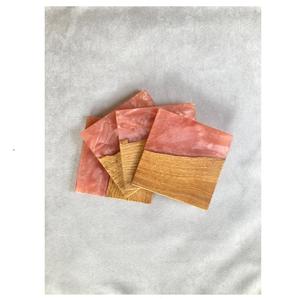 Sous-verres personnalisés en résine et en bois, sous-verres artisanaux en pierre parfaits pour les cadeaux d'entreprise, les événements et la maison - Product Image 6