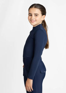 Chemise de base pour l'équitation pour enfants de haute qualité, tissu extensible doux, longue durée de port, confortable, couches de base pour l'équitation OEM - Product Image 3