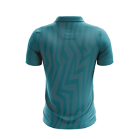 Polo homme personnalisé imprimé par le fabricant, protection UV, vêtements de sport d'extérieur, style décontracté, imprimé géométrique vintage