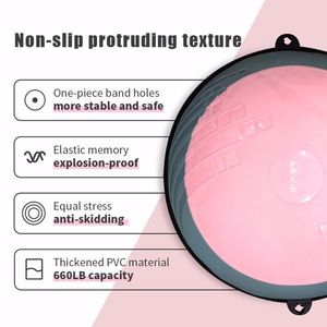 Half Balance Ball Trainer Anti-Burst Pilates Strength Fitness Exercise Ball Yoga Workout Tool - Product Image 4