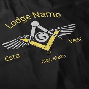 Masonic Master Mason Blue Lodge Banner Customizable <b>Machine</b> Embroidery Design Top Quality 2025 Brand Embroidered Mason Banners - Product Image 4