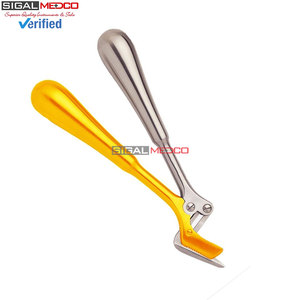 Tijeras Quirúrgicas Manuales de Acero Inoxidable Alemán de Alta Calidad, 11 Pulgadas, Ortopédicas, con Mango Plateado, Certificación CE, Profesionales - Product Image 3