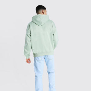 Sweat-shirts 100 % coton en tissu français pour hommes et femmes, imprimés sérigraphiés, brodés, couleur unie, manches longues, pulls oversize pour l'hiver - Product Image 2