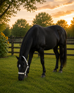 Cabestro de Cuero Blanco para Caballo con Detalles Brillantes para Uso Ecuestre - Product Image 2
