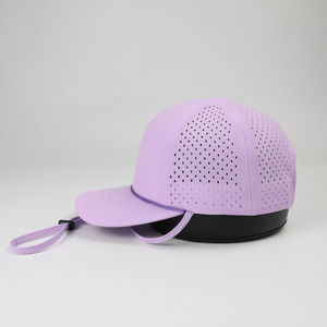 Cable Tie Waterproof Mesh Baseball Cap Adjustable Snapback Trucker Cap Breathable Casual 5 Panel Laser Perforated Hat Blank - Product Image 4