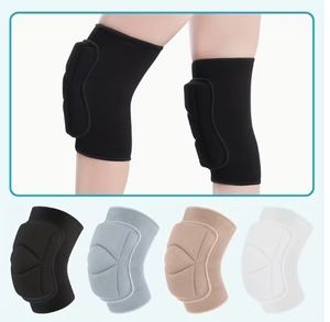Rodilleras Transpirables de Tejido Grueso Coexistence con Protección de Absorción de Impactos para Entrenamiento de Voleibol, Unisex, para Todas las Estaciones - Product Image 1