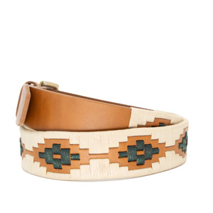 Cinturón de Cuero Personalizado de Primera Calidad con Hebilla de Hierro, Bordado a Mano, Diseño Personalizado de Lujo para Hombre y Mujer, Proveedor Mayorista - Product Image 3