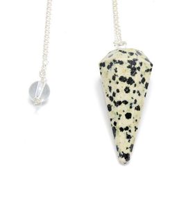 Pendule de jaspe Kambaba naturel Vente en gros de cristaux de guérison Pendules d'obsidienne en acajou pour la radiesthésie - Product Image 3