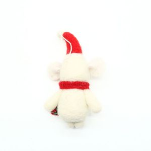 Handmade Felt <b>Mouse</b> Christmas Ornament DIY Tabletop Hanging Decoration Custom Design Holiday Tree Decoration - Product Image 3