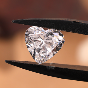 Diamant de laboratoire de 5,00 carats, taille cœur, certifié IGI, couleur F, clarté VS1, diamant CVD de haute qualité pour bague de fiançailles - Product Image 1