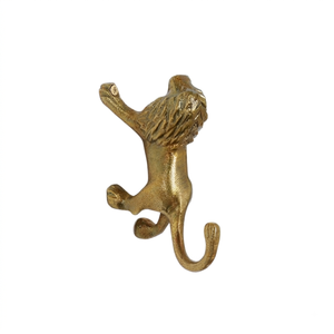 Custom Wholesale Metal Tiger Animal Coat <b>Hook</b> Heavy Duty Brass <b>Wall</b> Hanger Decorative Metal <b>Key</b> Towel <b>Hook</b> for Home Decor - Product Image 5
