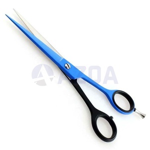 Ensemble de ciseaux de barbier professionnels en acier inoxydable bleu et noir, ciseaux de coupe et d'éclaircissement pour usage en salon - Product Image 4