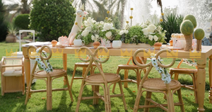 Chaises en rotin faites à la main pour enfants, idéales pour la location événementielle, mariages, anniversaires, baby showers, décoration naturelle bohème pour événements - Product Image 2