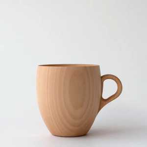 แก้วกาแฟไม้ธรรมชาติรักษ์โลก แก้วน้ำชาไม้บีชทำมือ แก้วน้ำแบบผนังเดียว - Product Image 1