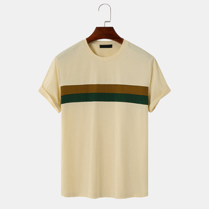 Casual Wear Men T Shirt Top Trend Anti Wrinkle Hot Selling Premium Quality <b>Cheap</b> Price Men T Shirt with Custom Logo/Colors - Product Image 1