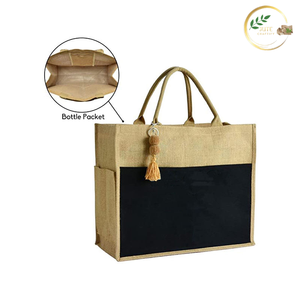 Saco de Yute Biodegradable de Grado Alimenticio para Almacenamiento y Transporte Sostenible de Alimentos - Product Image 2