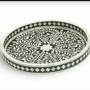 ALTAMASH CRAFT Plato Rectangular de Nácar Azul de Lujo, Hecho a Mano y Personalizado, Apto para Microondas, Decorativo para Bodas, Gran Venta - Product Image 2