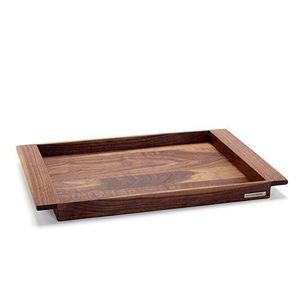Bandeja rectangular de madera de alta calidad, tabla de servir resistente, perfecta para la cocina, comedor, desayuno, refrigerios, servicio y organización. - Product Image 4