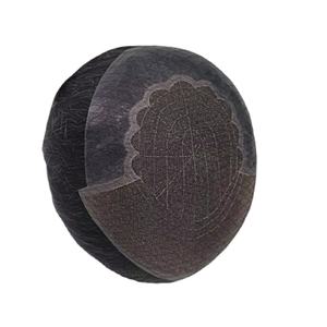 Peluca de Cabello Humano Q6 Yaki para Hombre, Tupé de Cabello Virgen Remy con Trama Única, Rizo Naturalizador Bangladash, Extensión de Cabello con Gorro Remi - Product Image 5