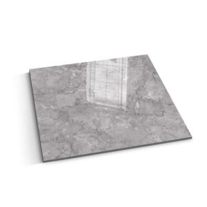 Carreaux de porcelaine polis de luxe gris clair 600X600MM forte demande pour mur intérieur classique moderne pour le salon - Product Image 1