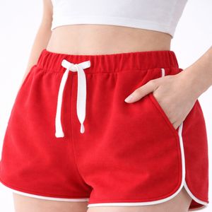 Women Casual Sports Shorts Breathable Quick Dry Elastic Waist Summer Soft Fabric Lightweight Comfort Adjustable <b>Drawstring</b> - Product Image 4