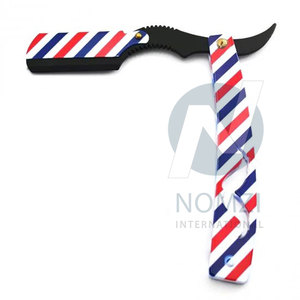 Nueva Llegada: Navaja de Afeitar Plegable Individual para Hombre, de Acero Inoxidable, con Estuche de Plástico, para el Cuidado Facial del Barbero - Product Image 4