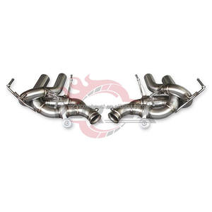 Système d'échappement électronique à valve en acier inoxydable doré Vortex pour Ferrari F12 avec système d'échappement catback à valve - Product Image 2