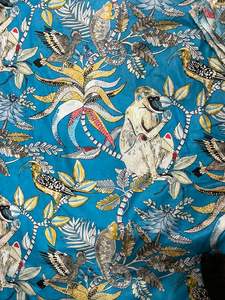 <b>Soft</b> Lightweight Organic Eco-Friendly Cotton Cambric Fabric Unique Prints for Boys Bags Curtains All Season Wearable Fashion - Product Image 6