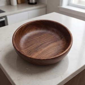 Juego de Tazones de Madera de Acacia/Mango para Catering Profesional, Gran Capacidad, Ecológicos, Hechos a Mano, para Buffet de Hotel - Product Image 2