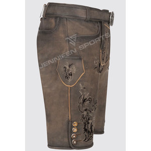 Nouvelle Collection 2026 – Tenue Courte Traditionnelle Bavaroise pour Homme : Lederhosen de Qualité Supérieure, Style Vintage Respirant pour l'Oktoberfest - Product Image 4